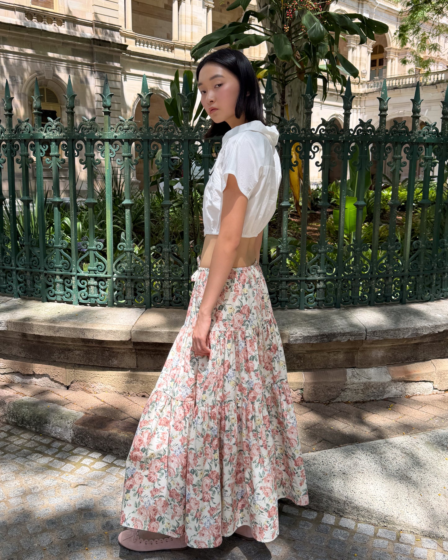 Layered Maxi Skirt - Secret Garden