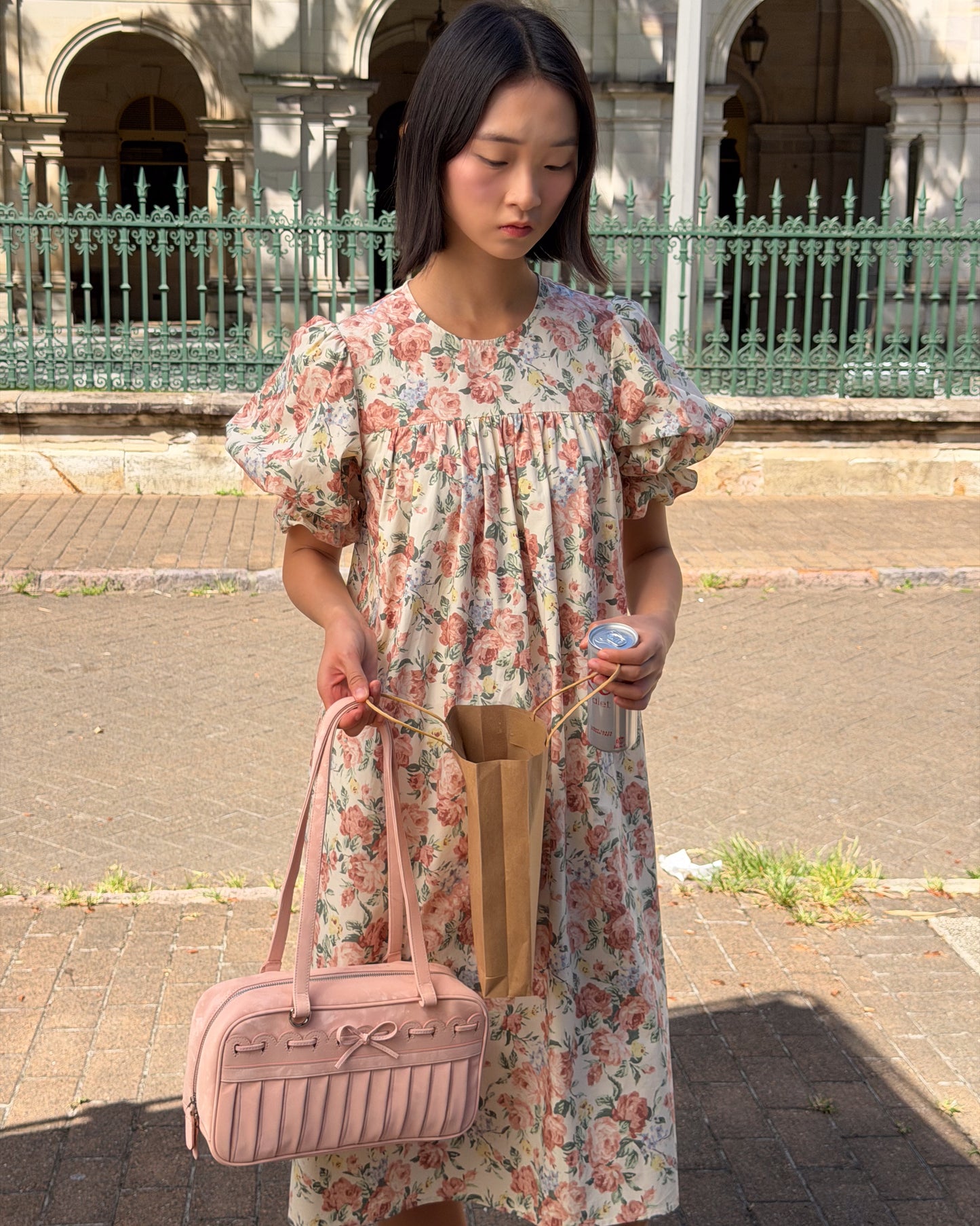 Babydoll Maxi Dress - Secret Garden