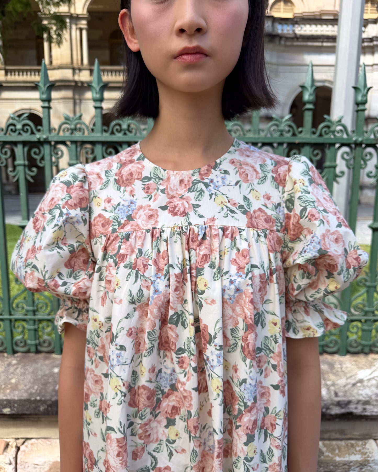 Babydoll Maxi Dress - Secret Garden