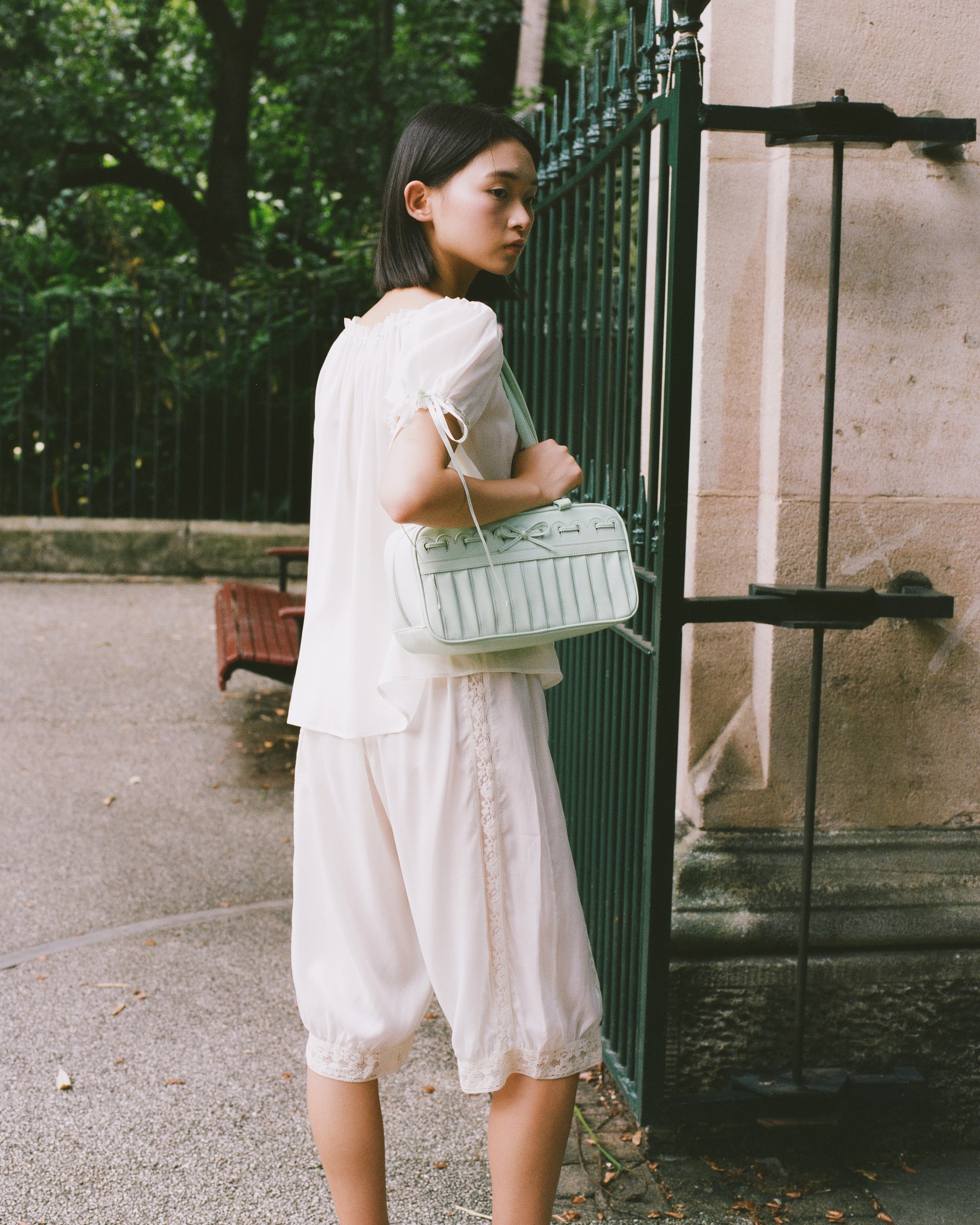 Pants: Aurelie Bloom Pants - Vintage White - My mum made it – MY