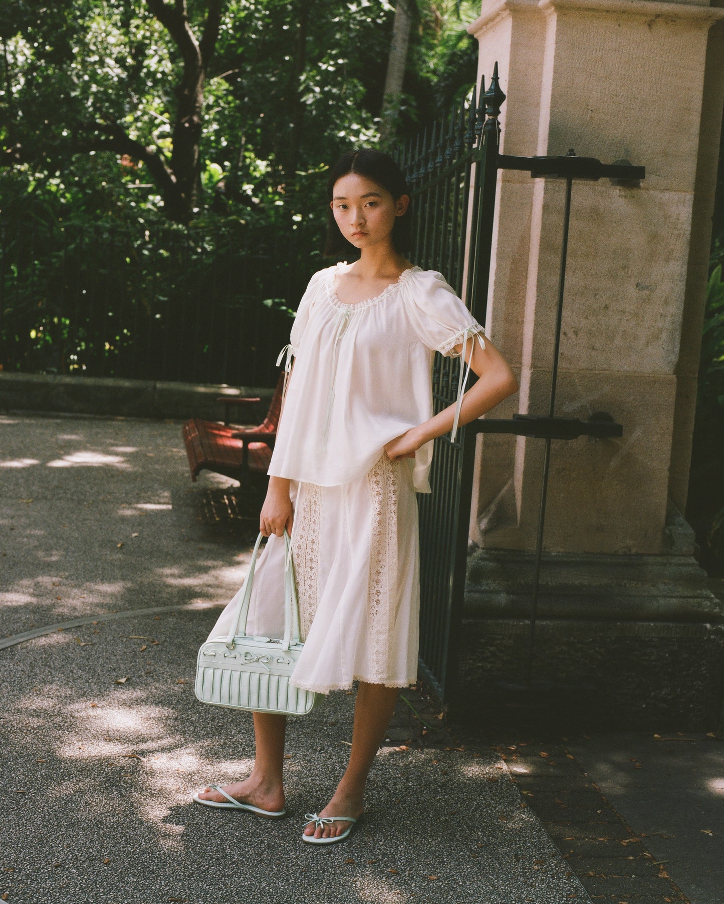 Aurelie Skirt - Vintage White