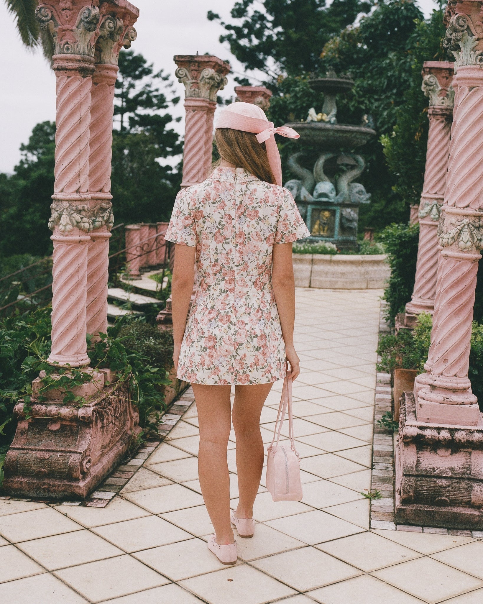 secret garden mini dress Secret Garden Floral Sequin Mini Dress S / peach