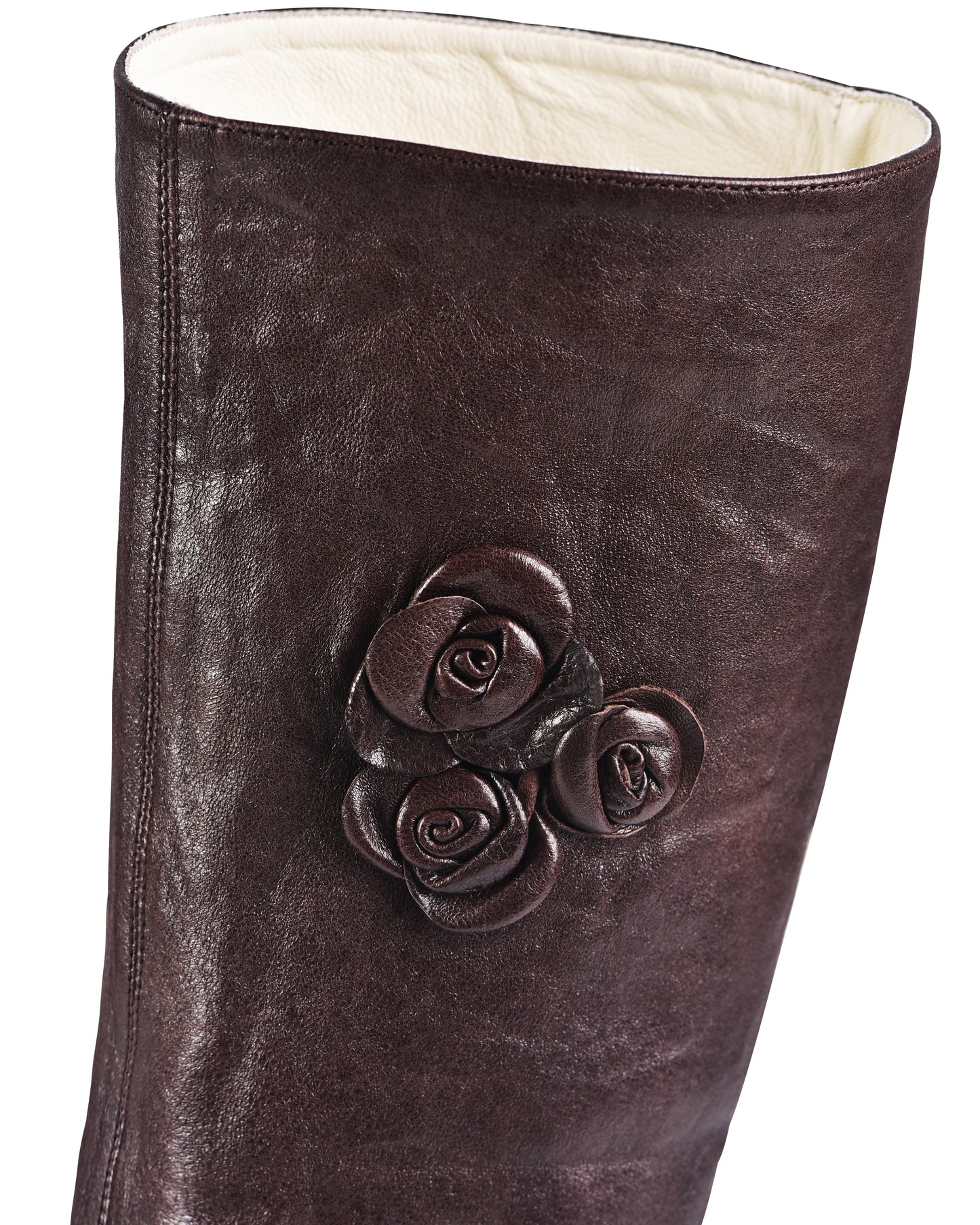 Rosette Pocket Boots - Saddle