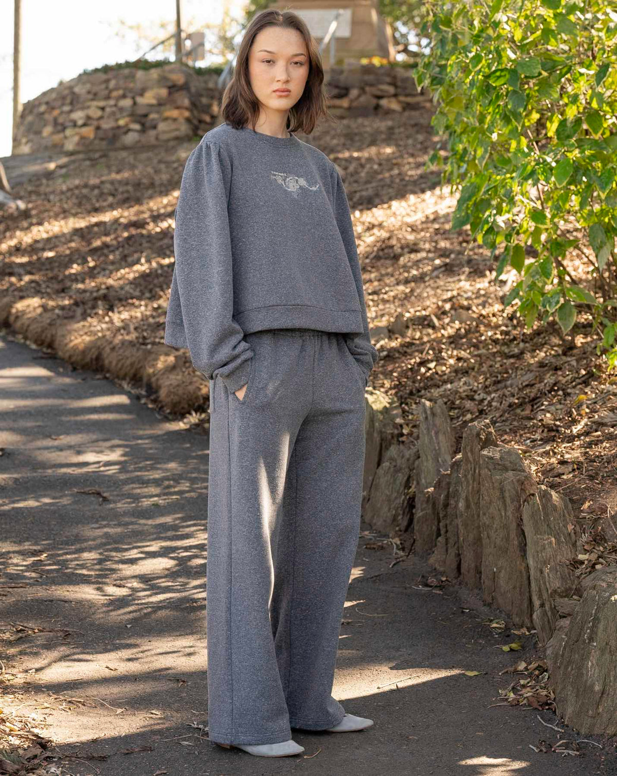 Fleece Lounge Pant - Dusk