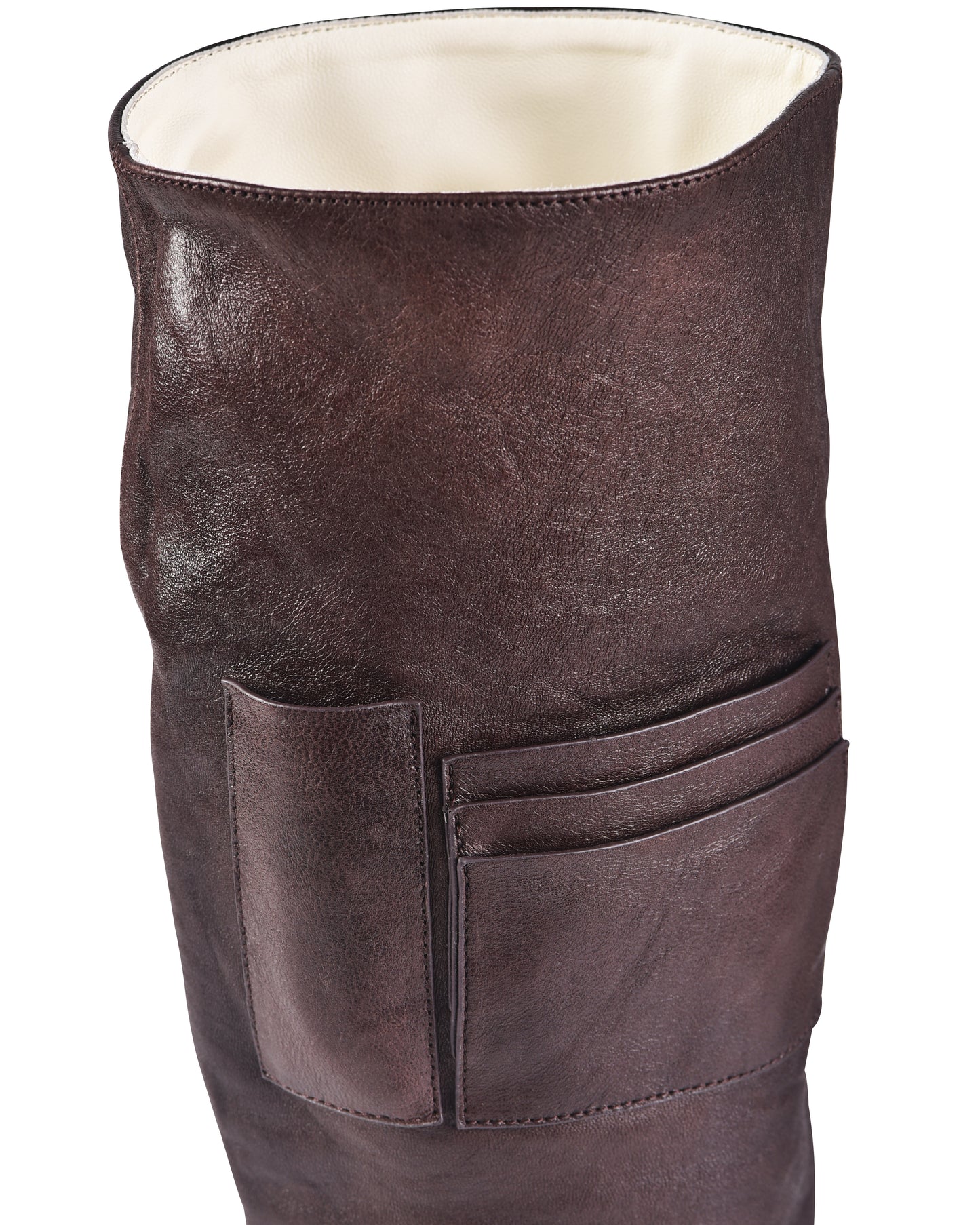 Rosette Pocket Boots - Saddle