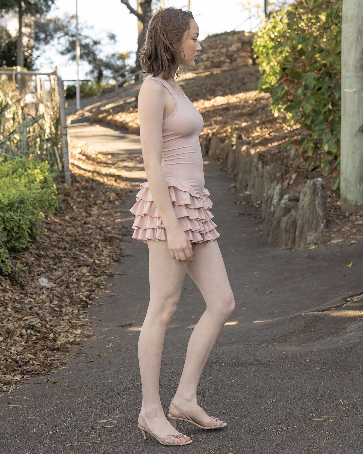 m me eme エムミーエメ Frill tiered dress タグ付き Frill tiered dress エムミーエメ M me eme