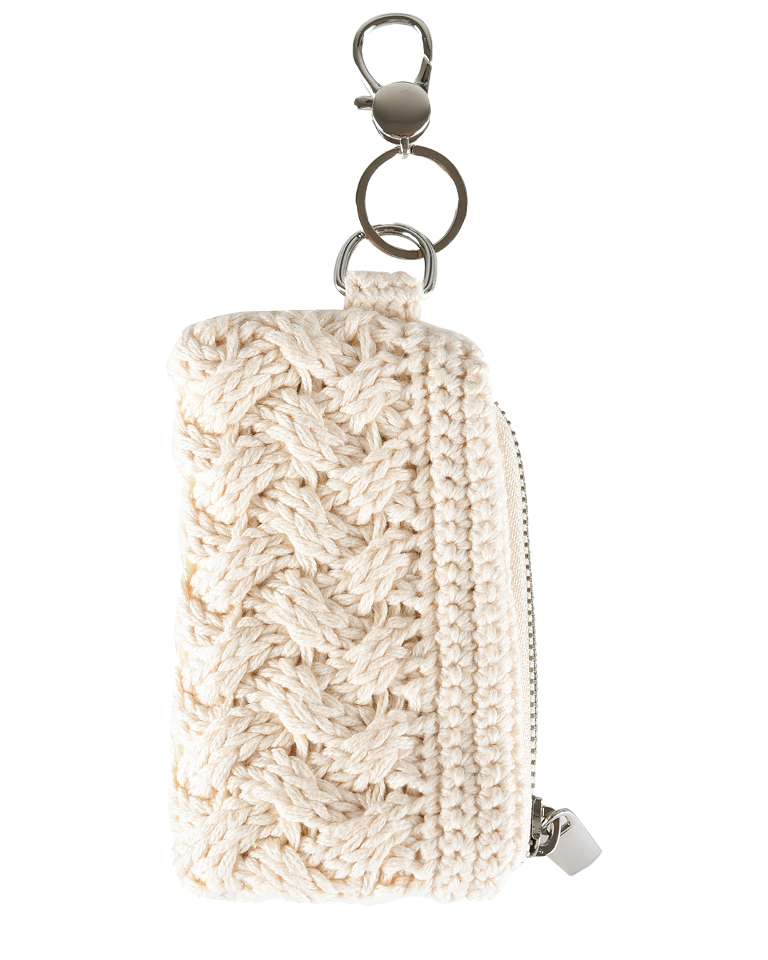 Crochet Garden Keepsake Bag - Porcelain