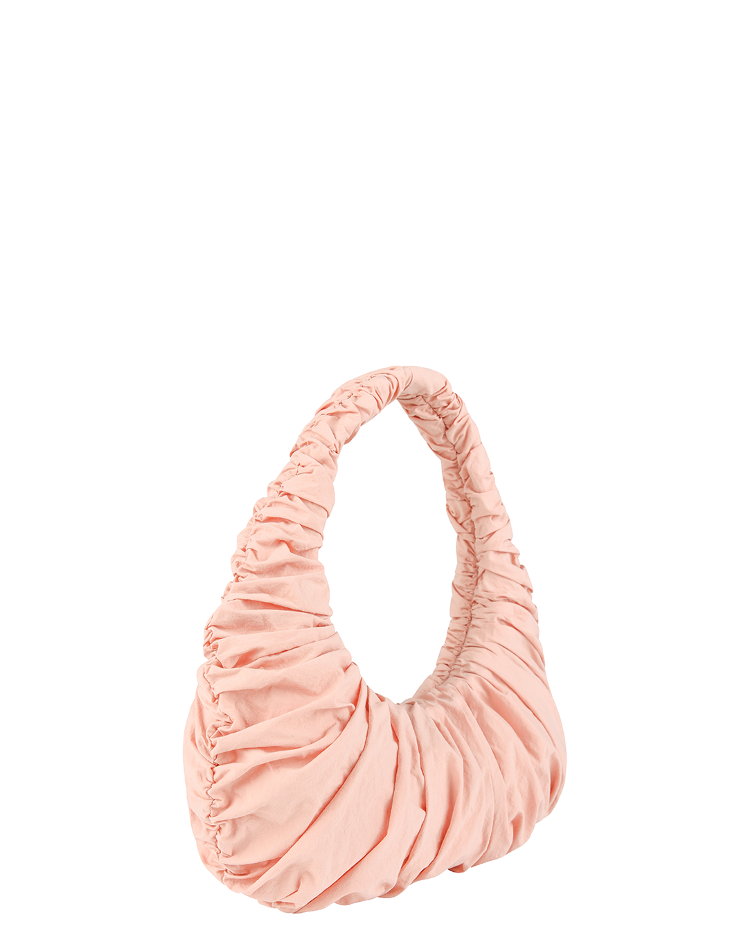 Ruche Shoulder Bag - Peach