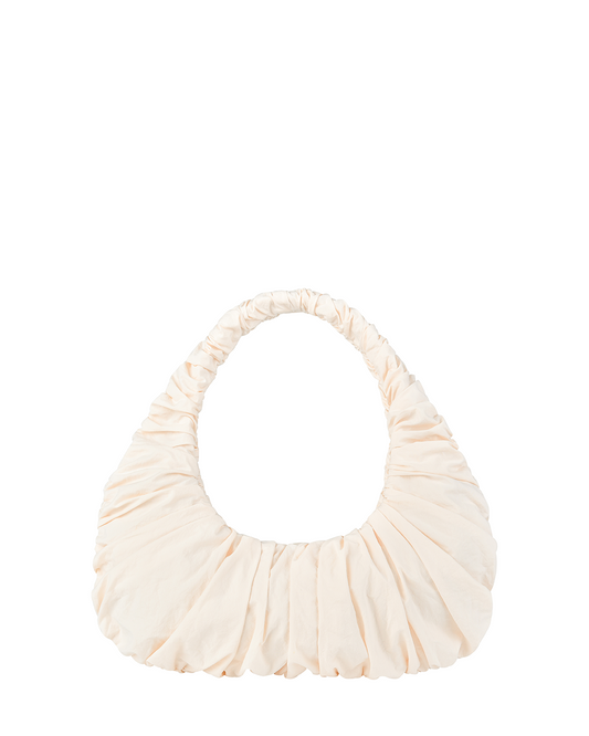Ruche Shoulder Bag - Bone