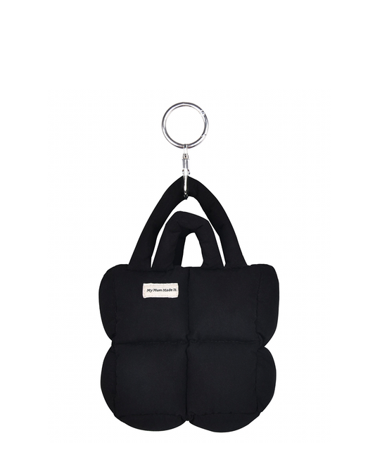 Puffer Mini Keychain Bag - Obsidian