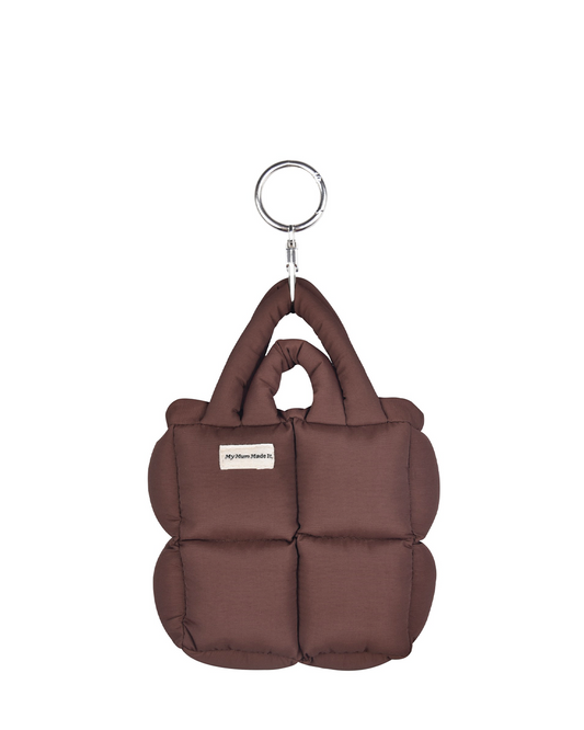 Puffer Mini Keychain Bag - Dirt