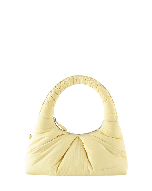 Mini Pleat Puffer Tote - Butternut