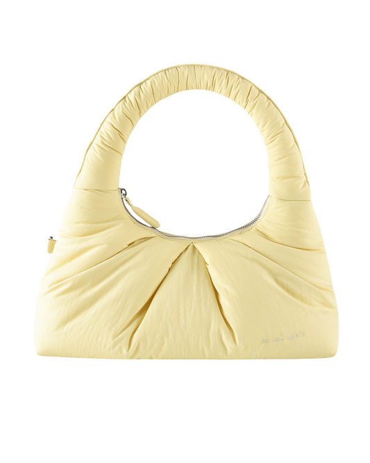 Mini Pleat Puffer Tote - Butternut