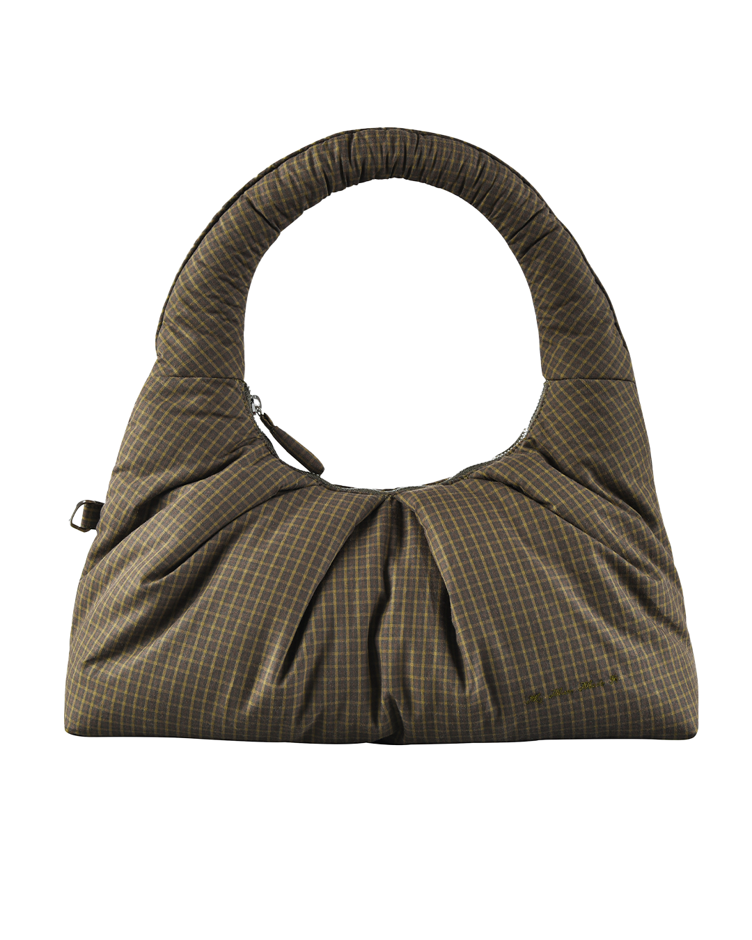 Mini Pleat Puffer Tote - Ivy Check