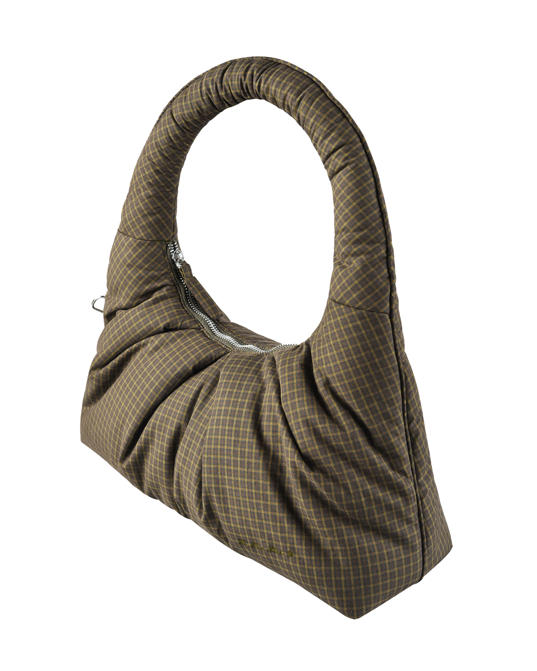 Mini Pleat Puffer Tote - Ivy Check