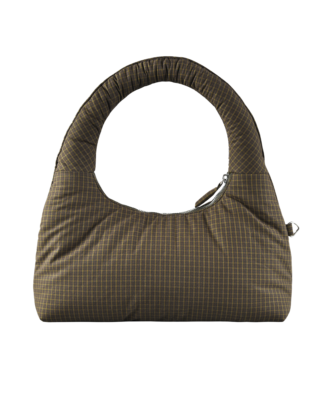 Mini Pleat Puffer Tote - Ivy Check