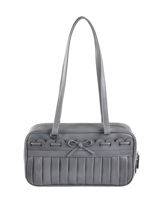 Ribbon Stitch Shoulder Bag - Wisteria