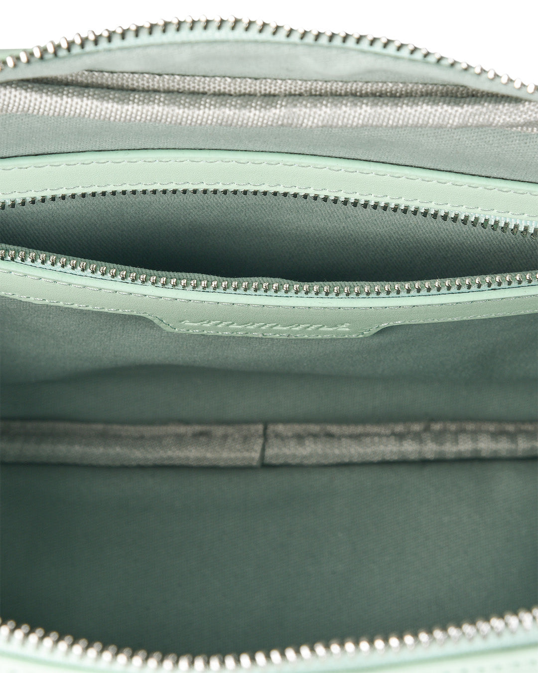 Ribbon Stitch Shoulder Bag - Mint