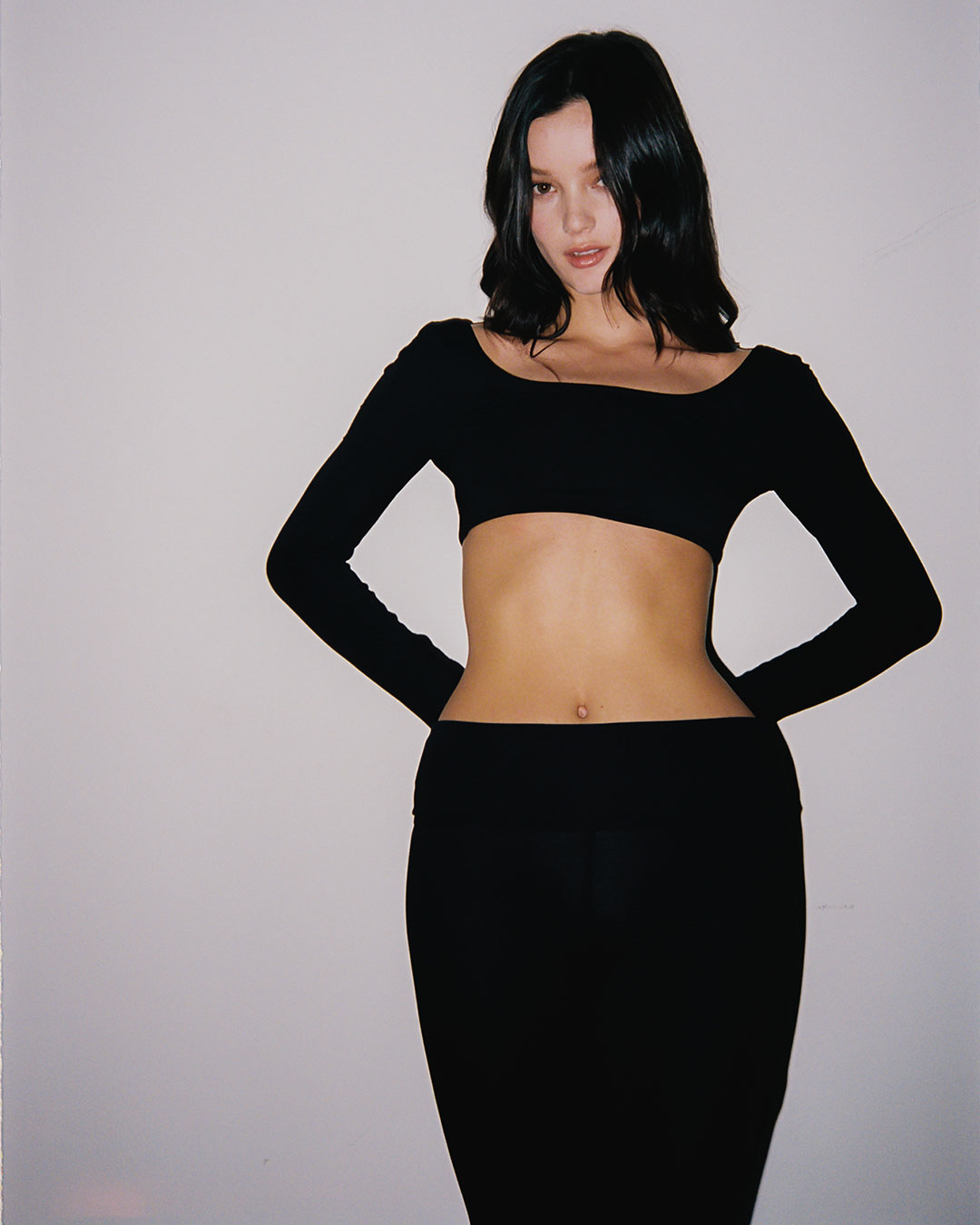 Bamboo Flare Leggings - Black