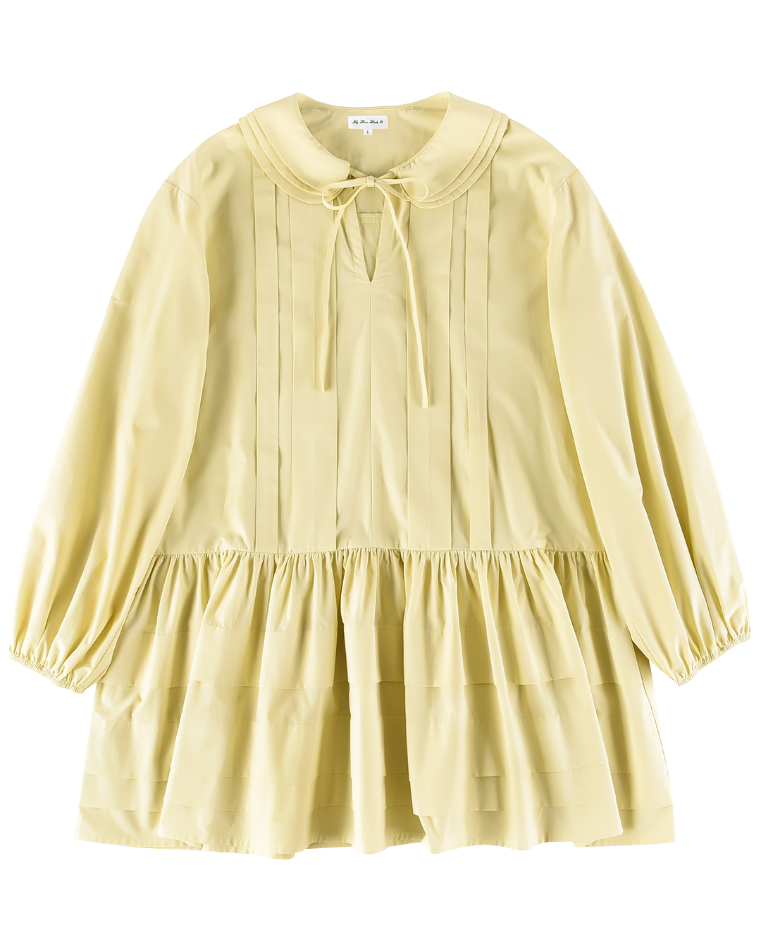 Tiered Collar School Dress - Butternut