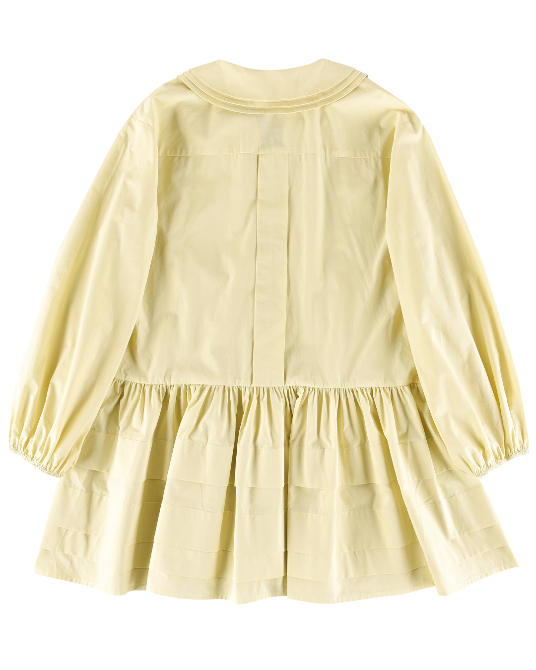 Tiered Collar School Dress - Butternut