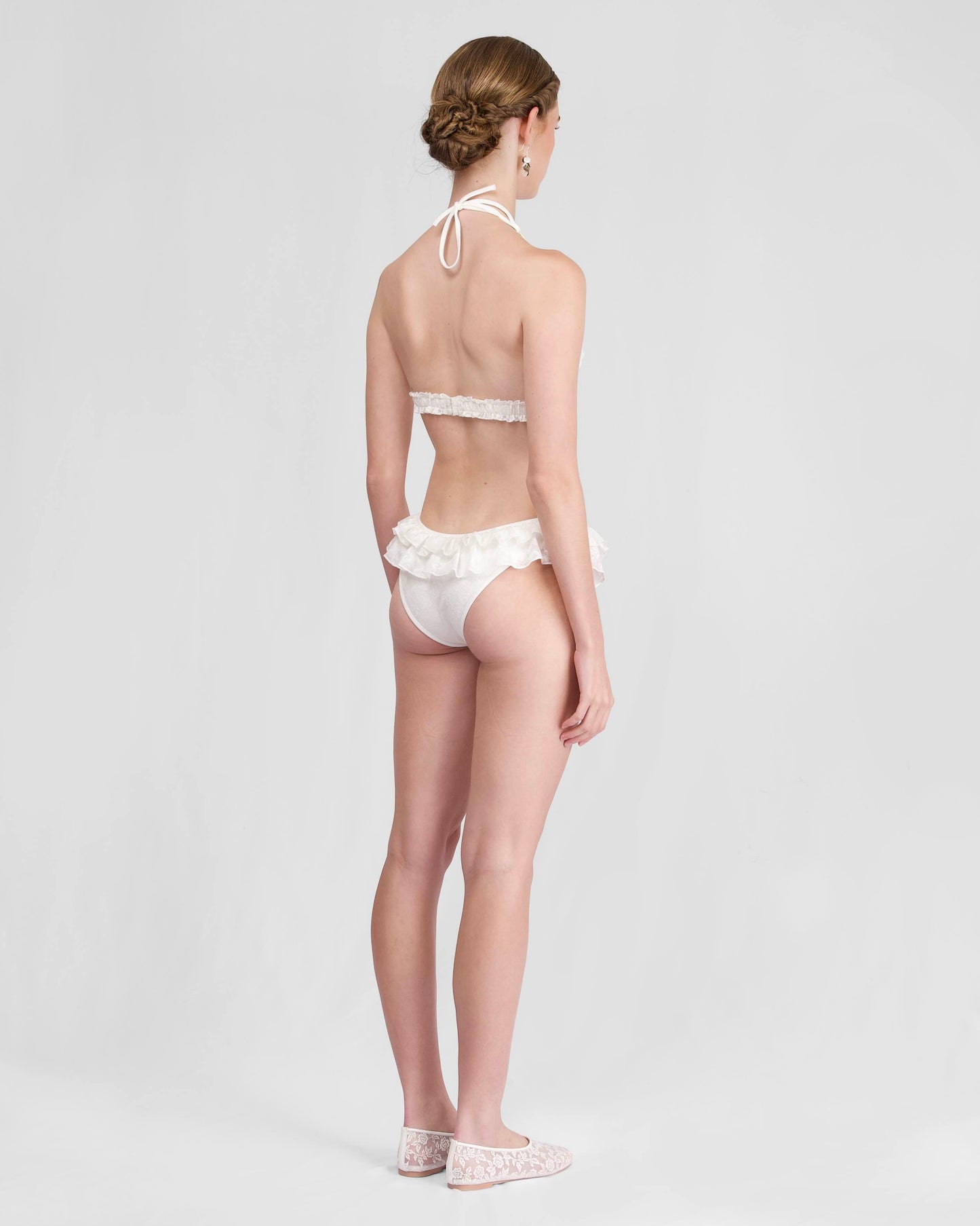 Lace Frill Swim Bottoms