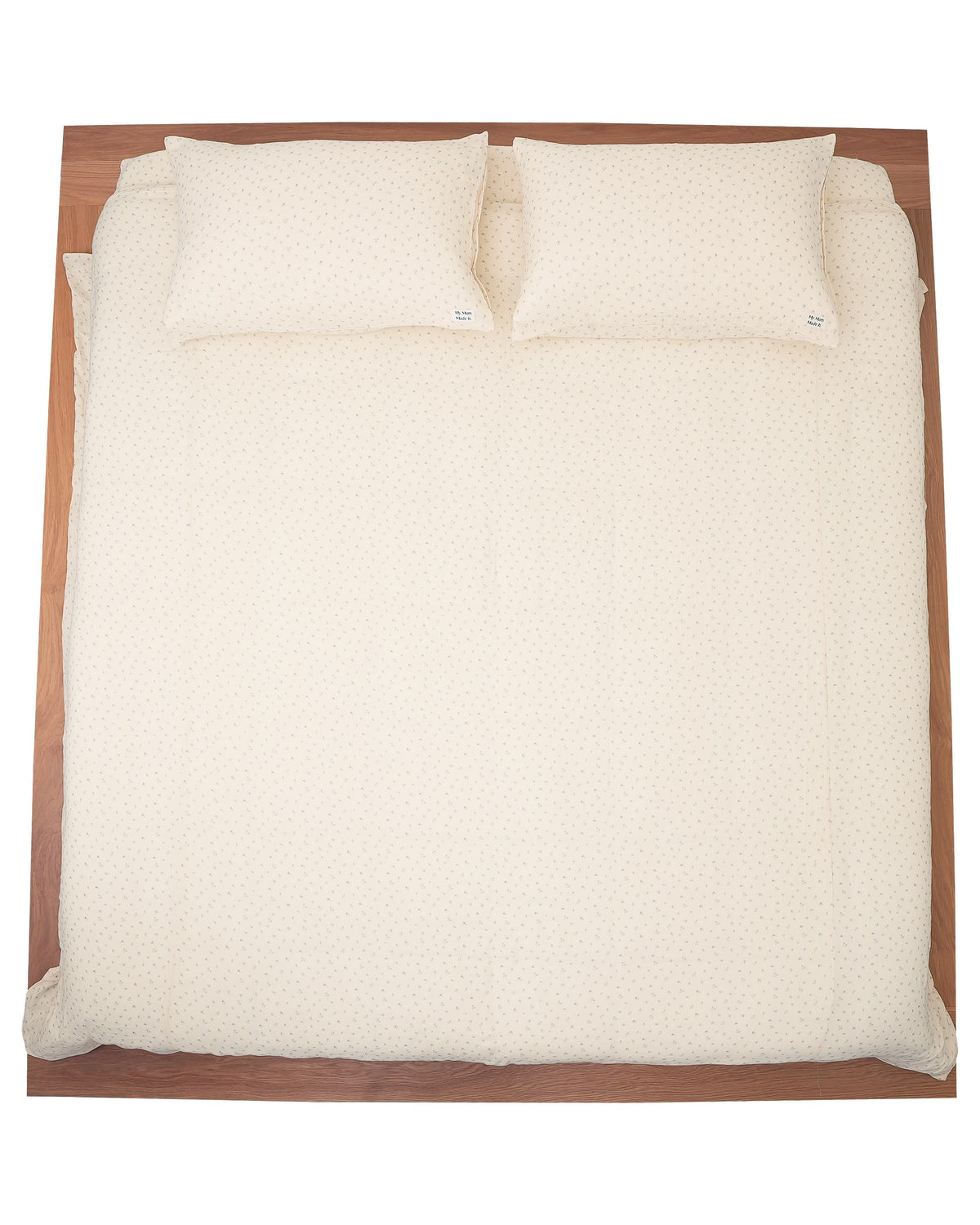 Organic Cotton Gauze Bed Sheet Set - Blue Wishes