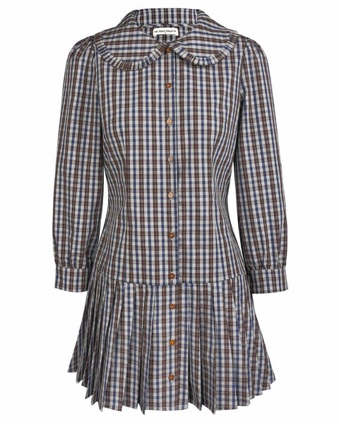【yu@】Checkered Pleats Shirt Dress DSC_0647_grande.jpg?v=1725751149