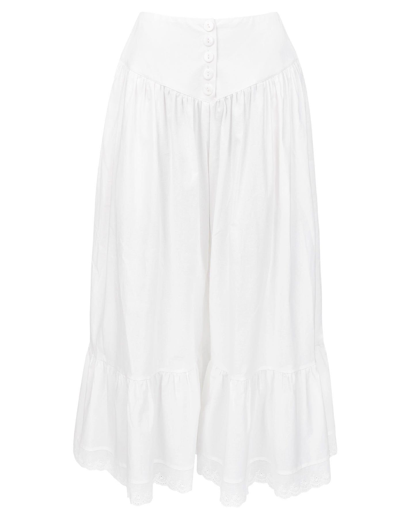 White Curtain Pants