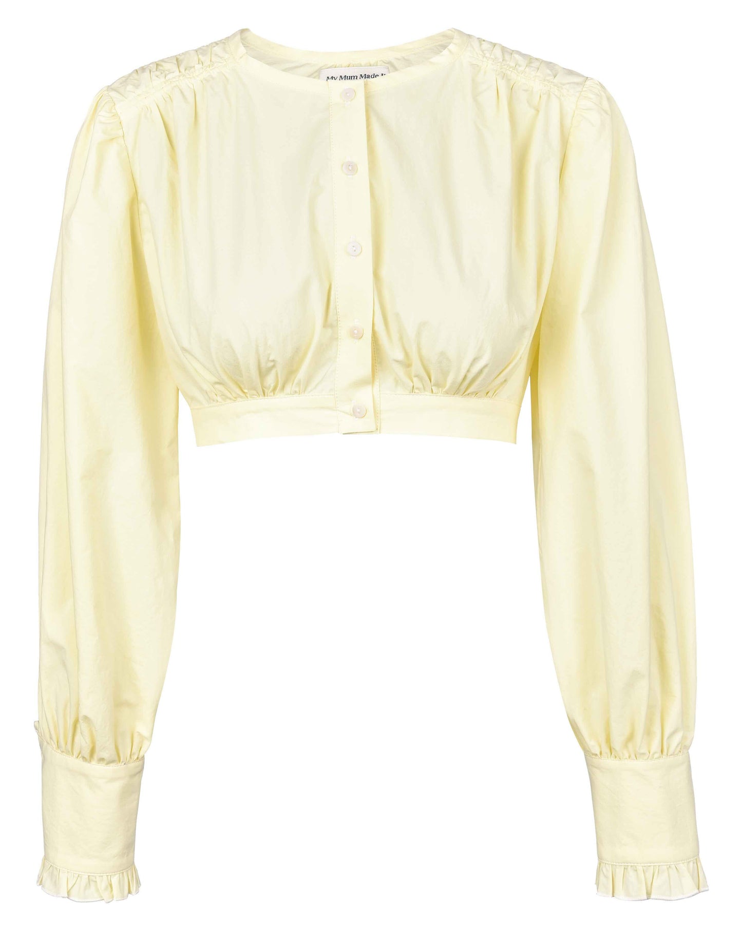 Cotton Gather Blouse - Citrine