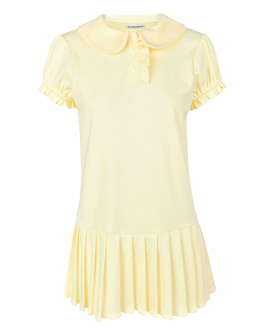 Polo Mini Pleat Dress - Citrine