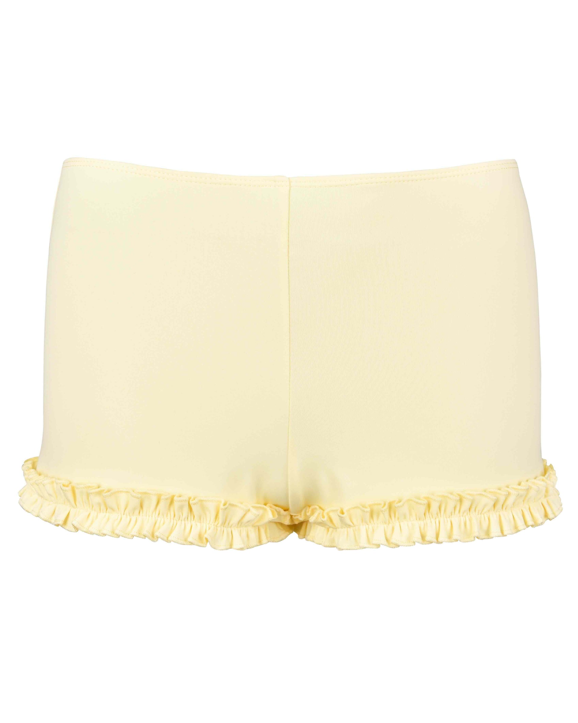 Ruffle Beach Shorts Citrine