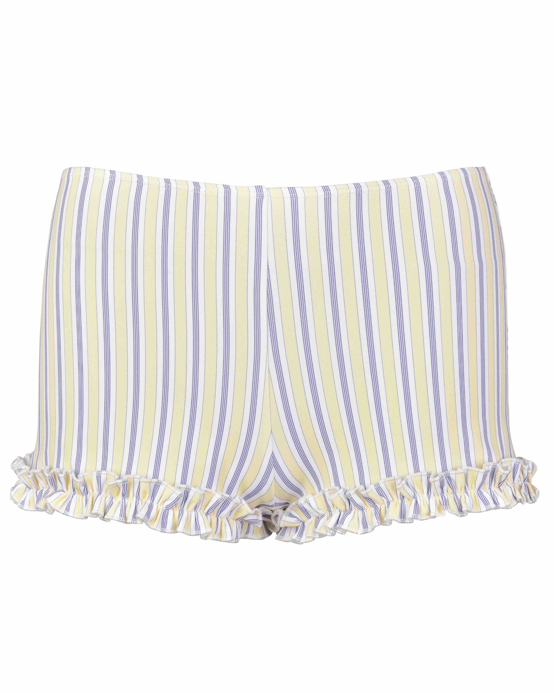 Ruffle Beach Shorts Pacific Stripe