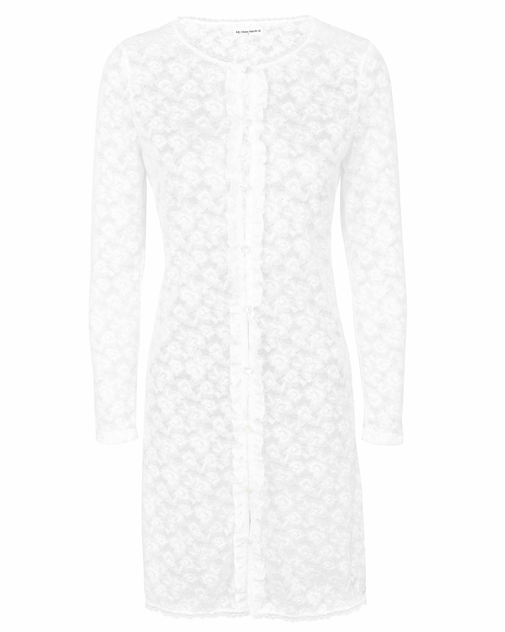 Lace Cover-Up - White MY MUM MADE IT Lace Cover-Up - White MY MUM MADE IT