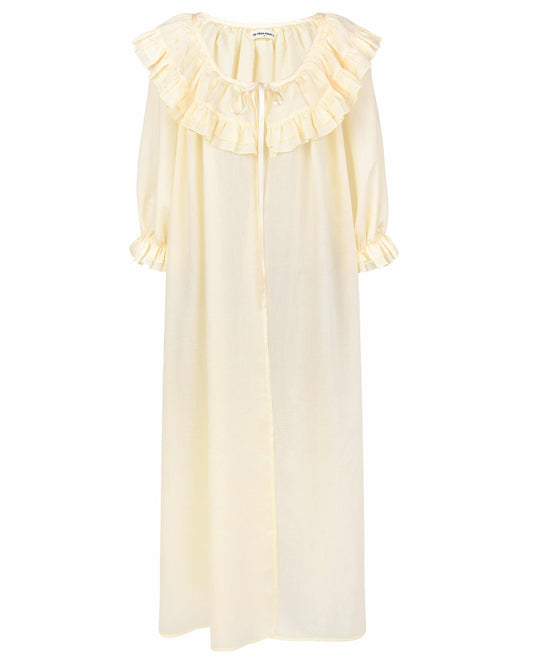 Sheer Frill Cover-up - Lemon