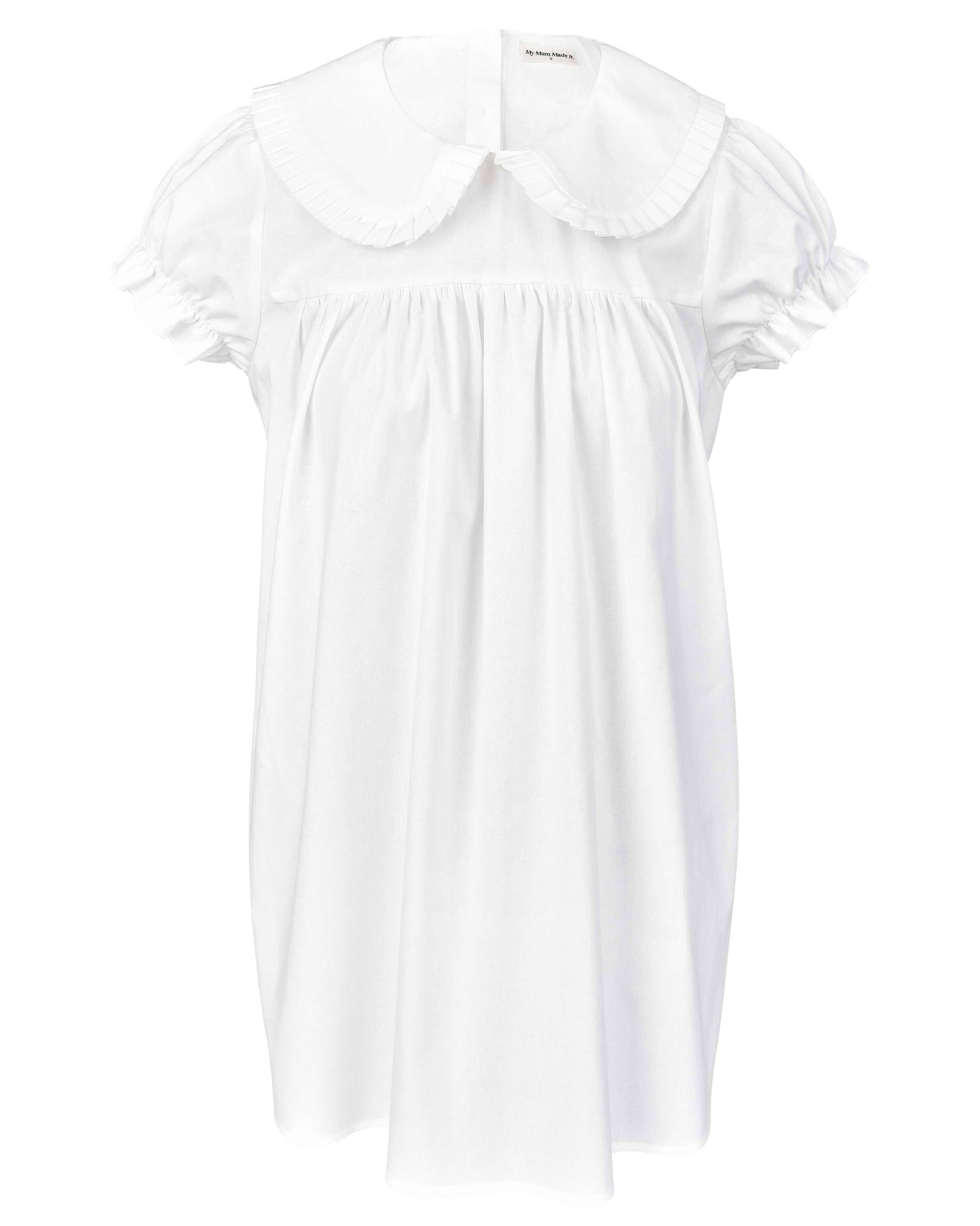 Babydoll Dress - White 4XL Babydoll Dress - White 4XL