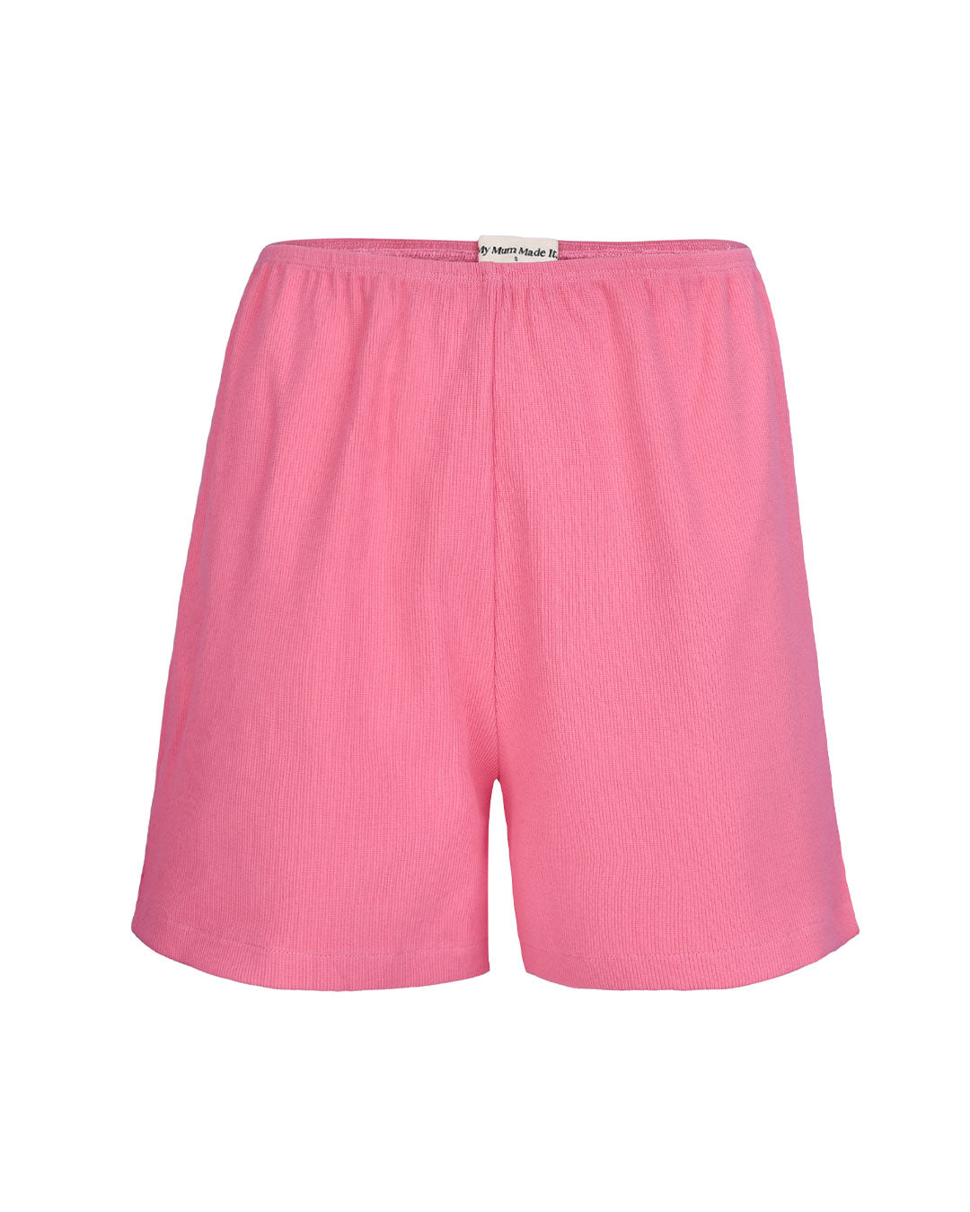 Thick Rib Shorts - Hot Pink