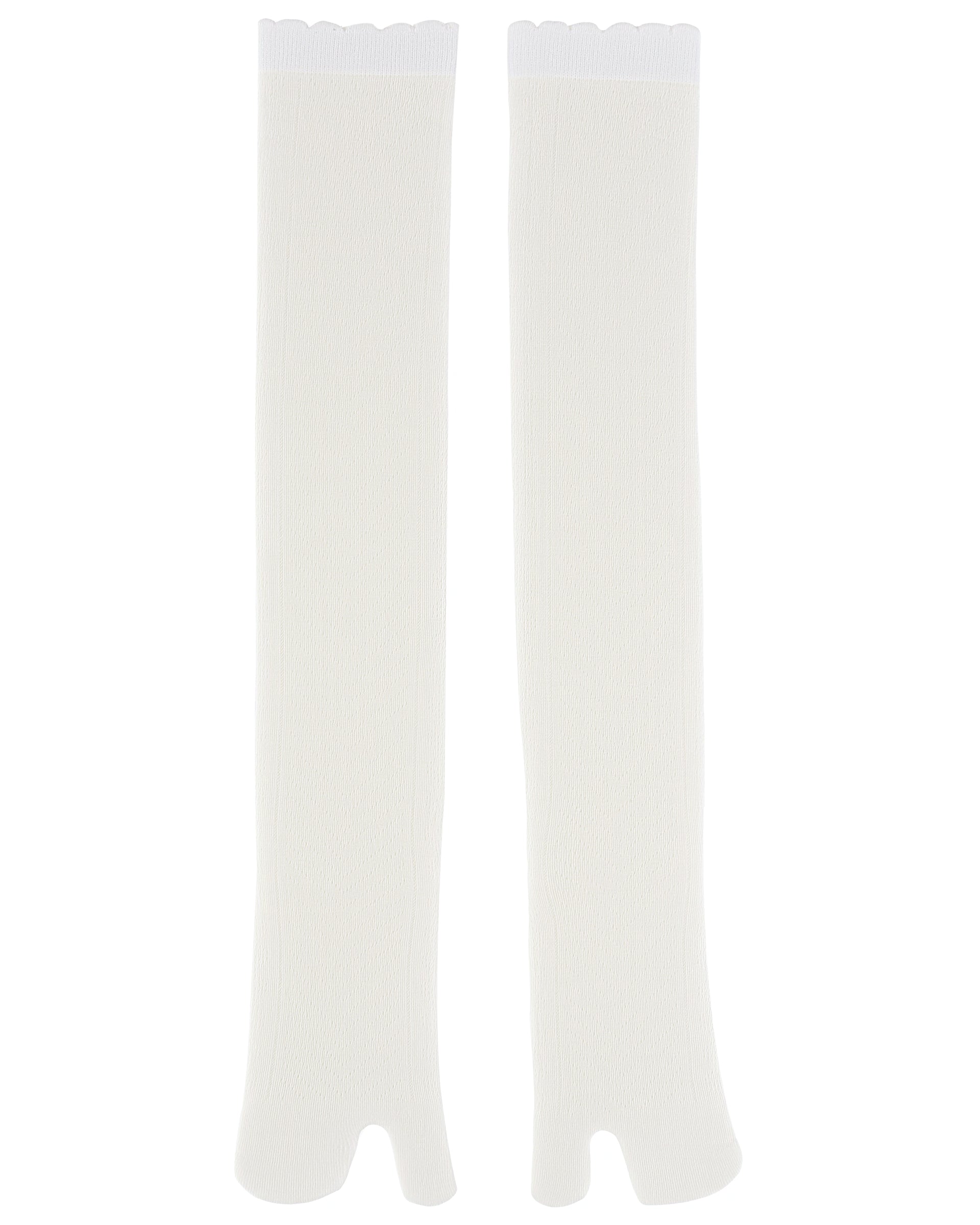 Knit Lace Knee Tabi Socks