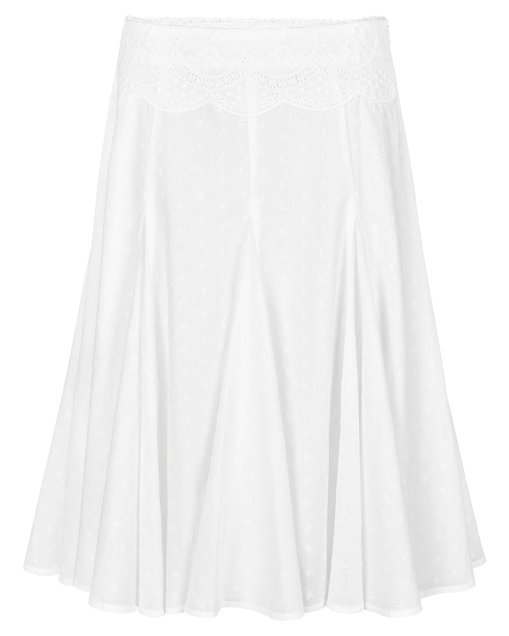 Andi Mixed Eyelet Skirt