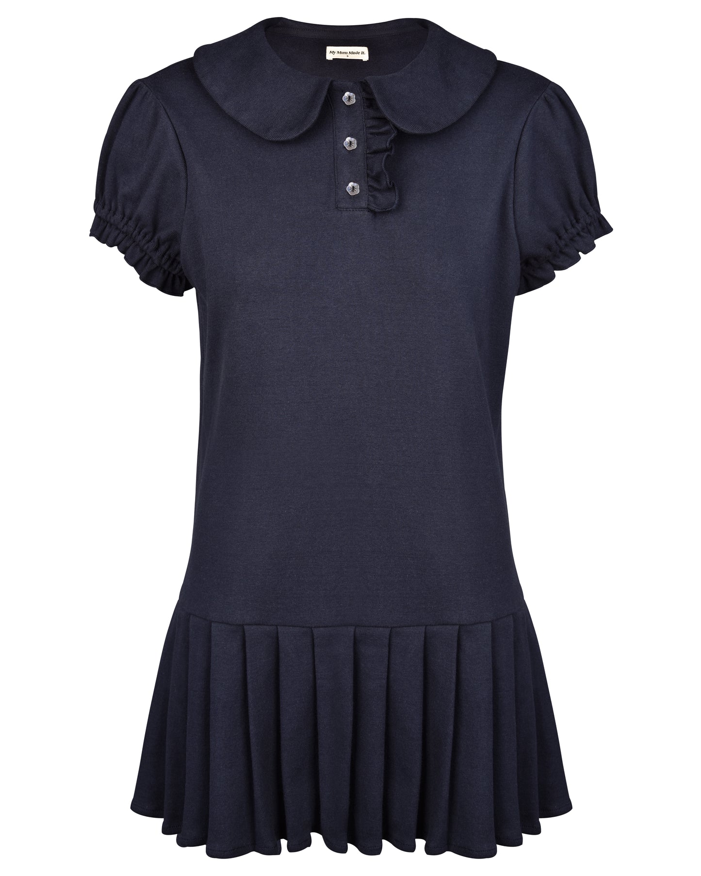 Polo Mini Pleat Dress - Navy