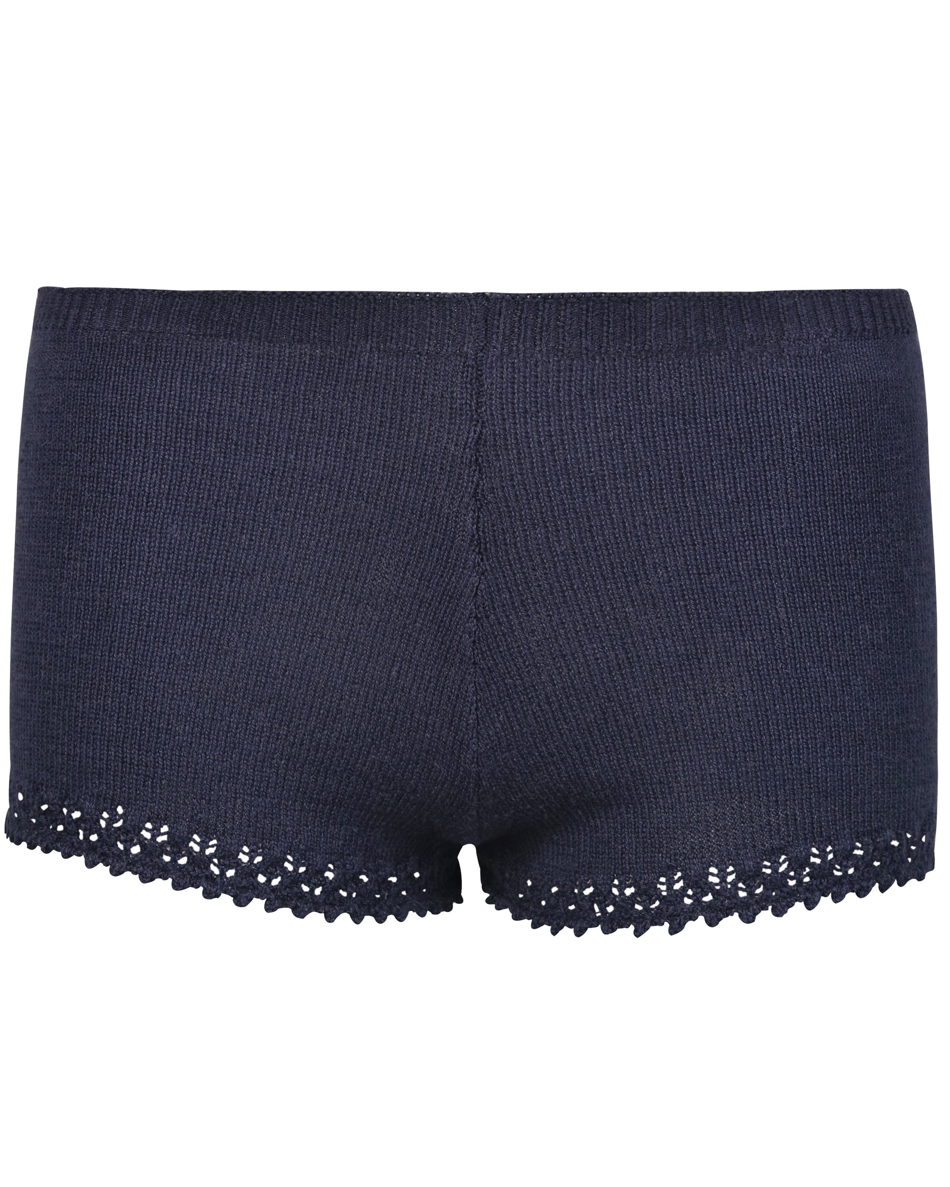 Lace Knit Micro Shorts