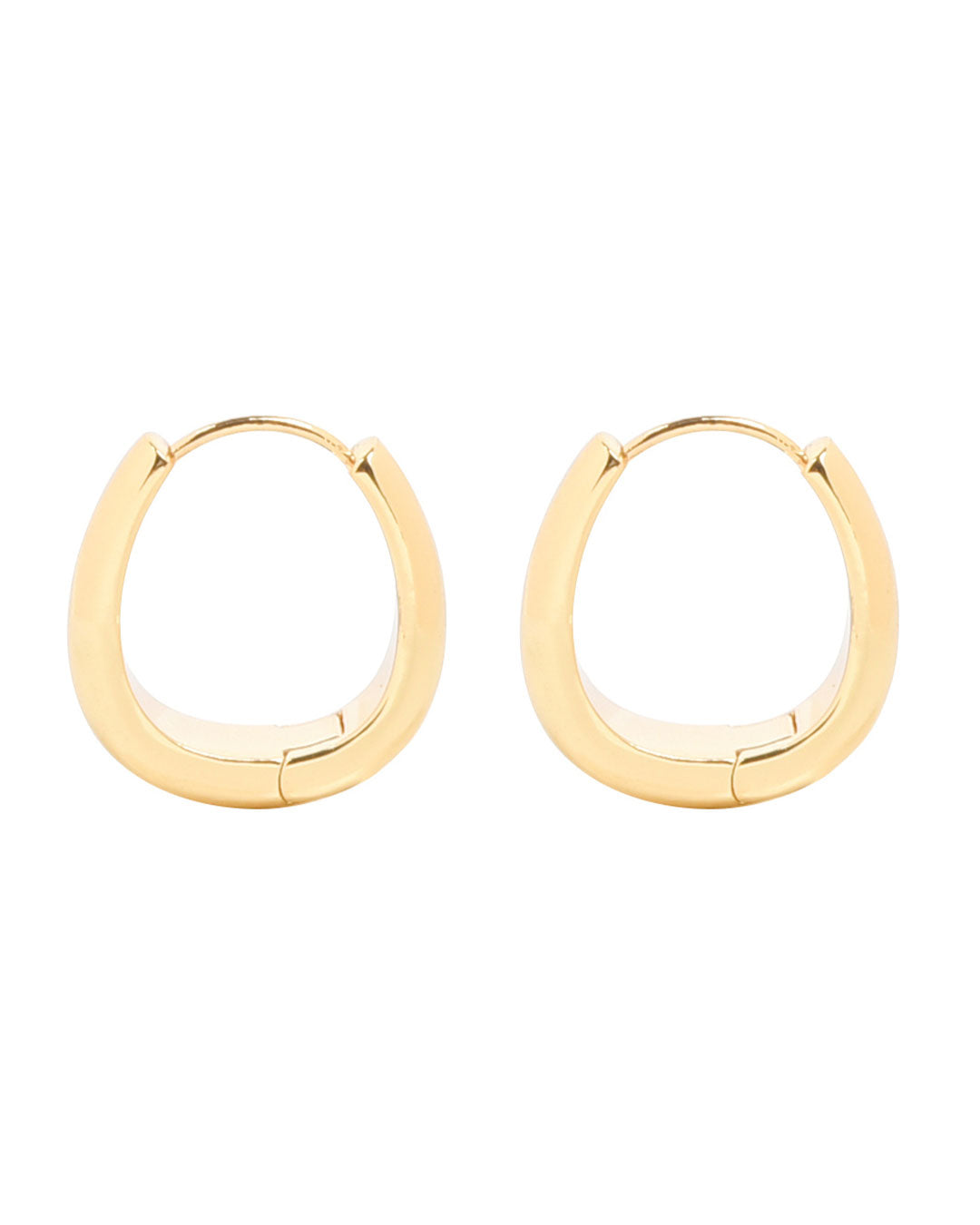 Midi Hoop Earrings - Gold