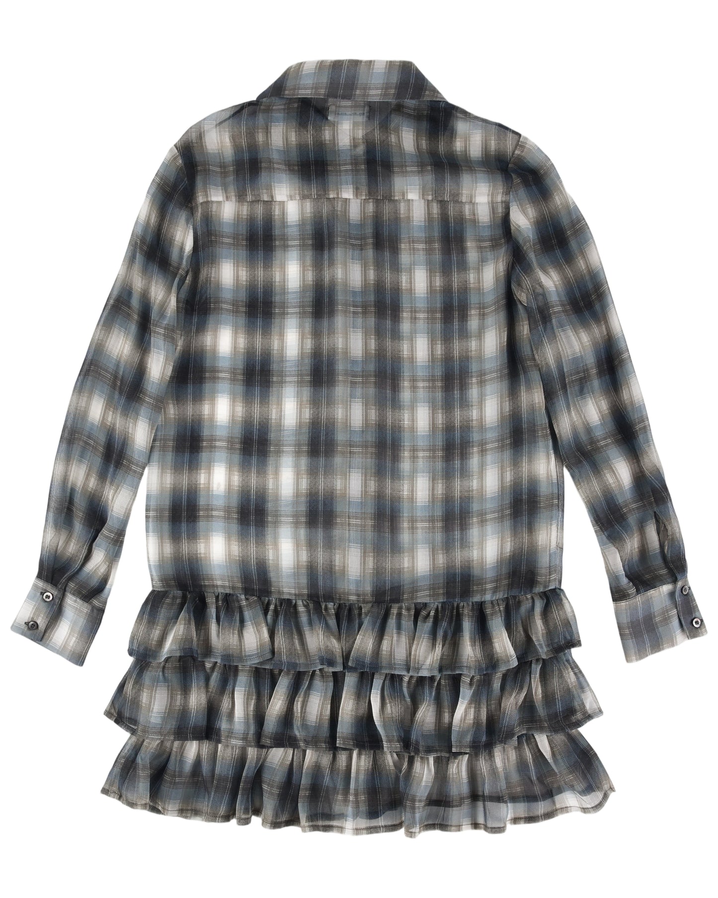Blythe Dress - Smoke Plaid
