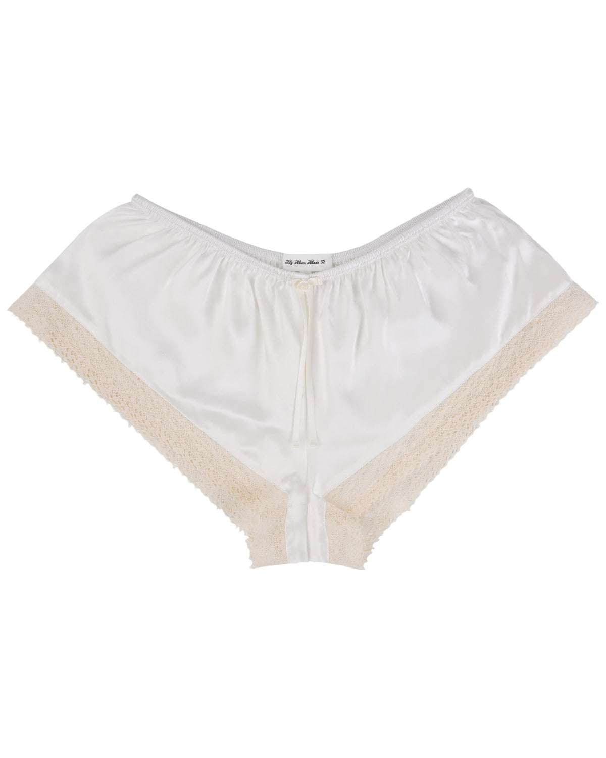 Lucienne Shorts - White Silk