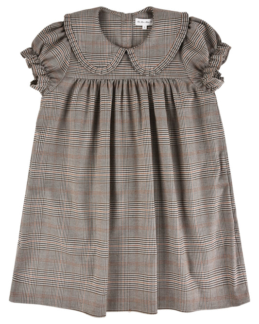 Babydoll Dress - Dark Plaid