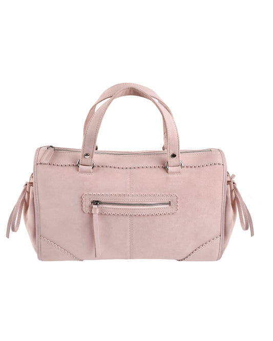 Downtown Bag - Pink Suede