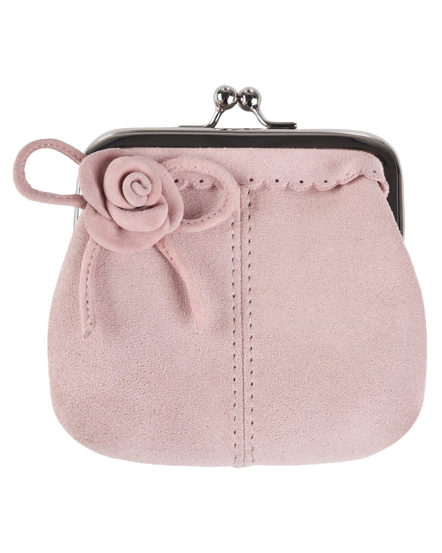 Downtown Coin Purse - Pink Suede