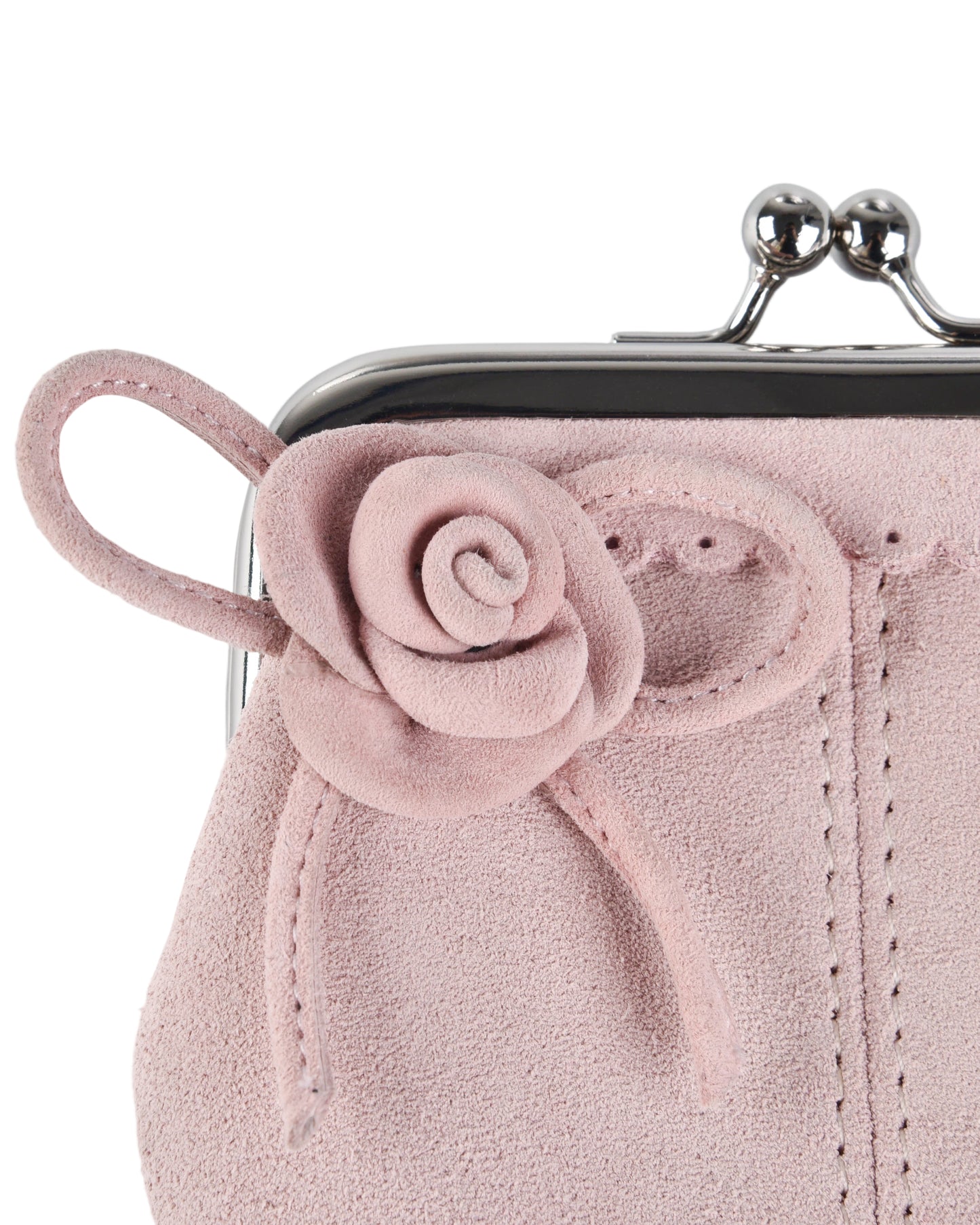 Downtown Coin Purse - Pink Suede