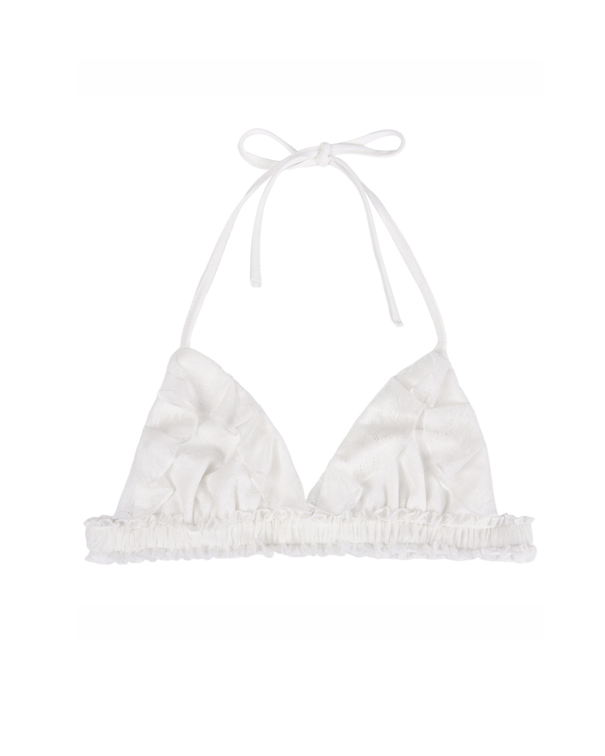 Lace Frill Swim Top