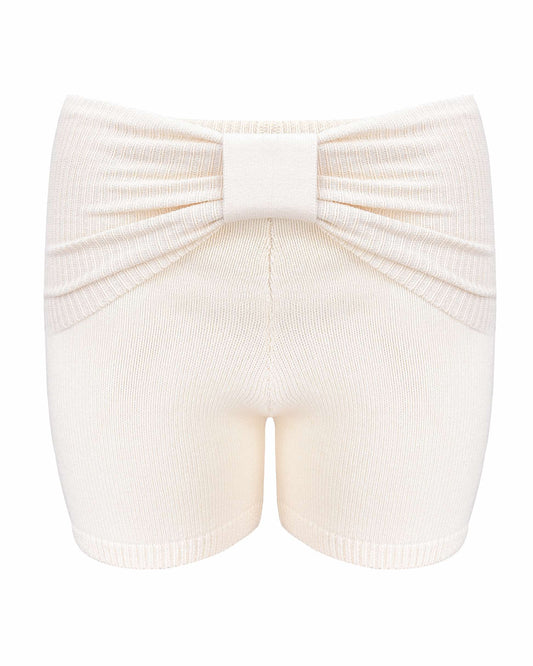 Sweet Bow Shorts - Sand